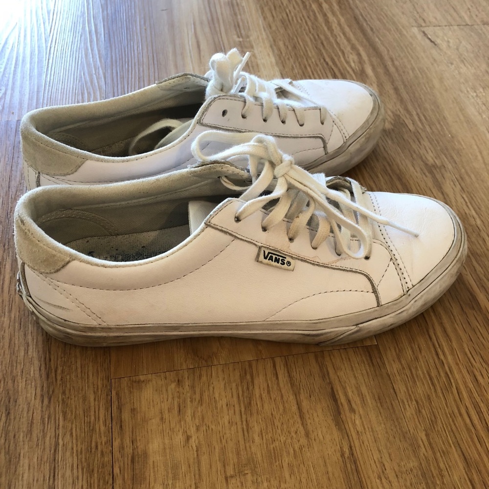 Vans White Classic Tumble Era, White, Size 7.5